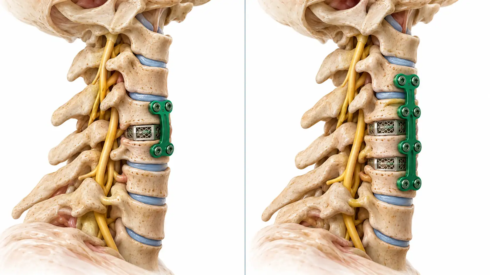Comparison of single-level and multi-level ACDF cervical spine surgery