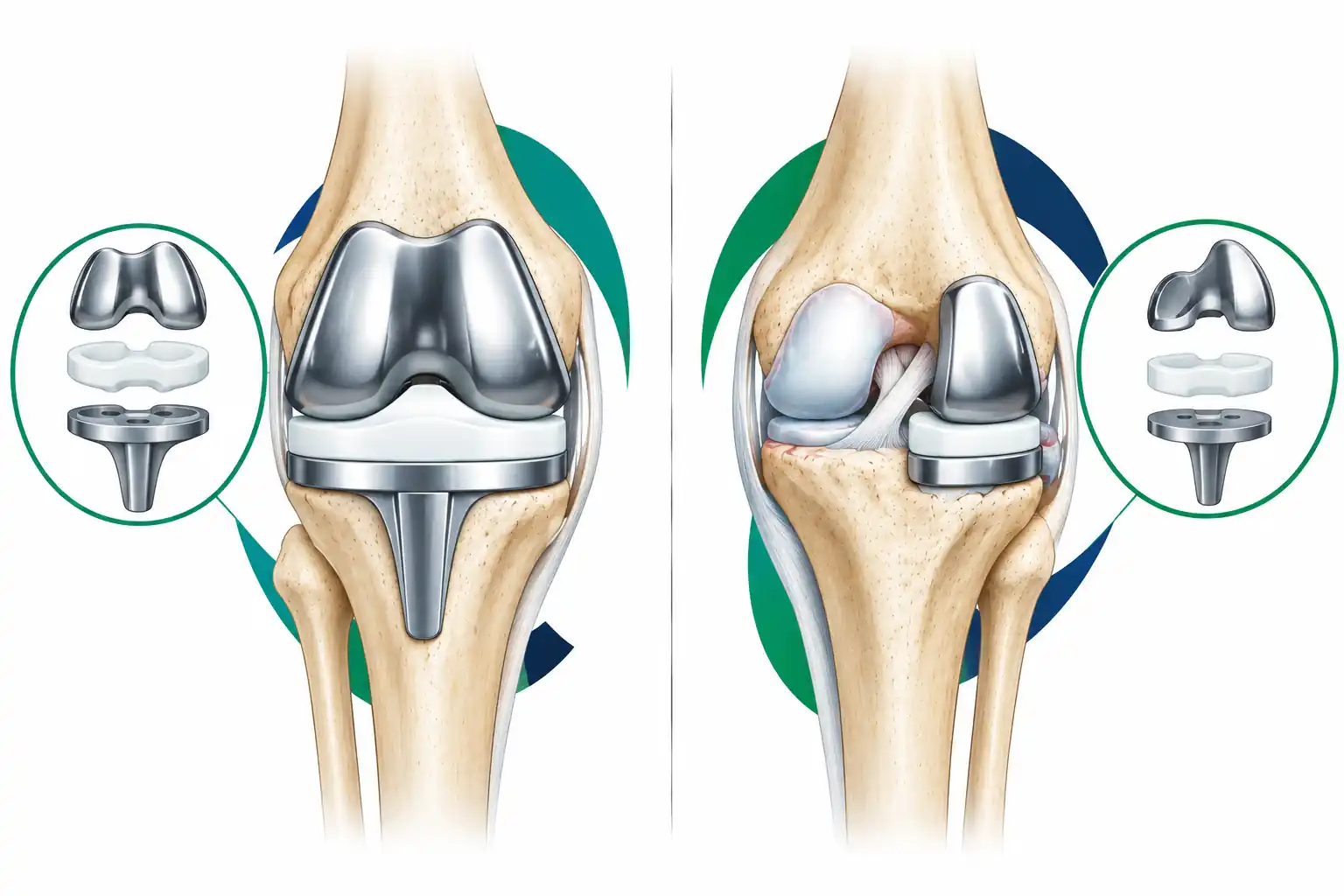 Knee replacement cost in India — total vs partial knee replacement comparison